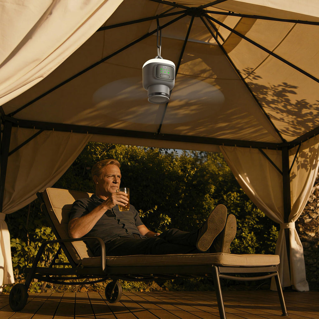 Portable Ceiling Fan with Light L86695
