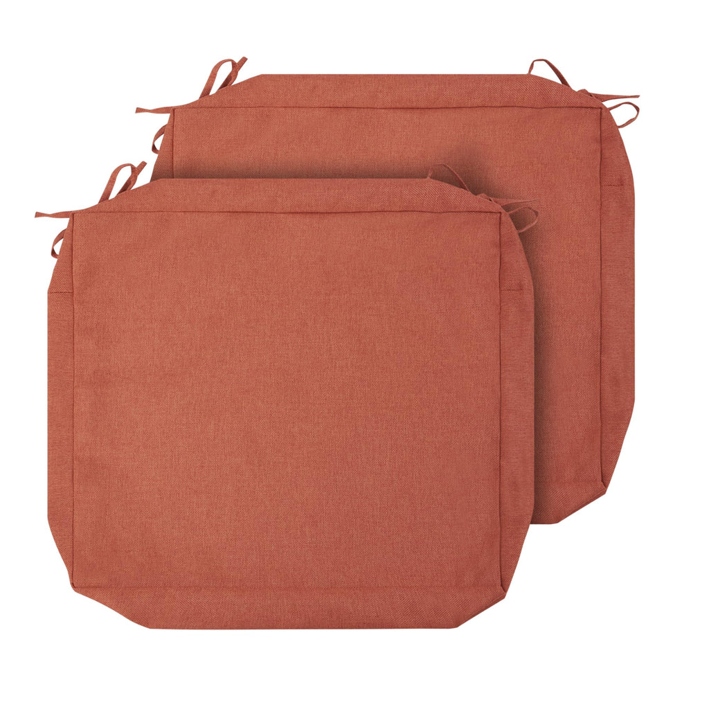 Water Repellent Cushion Cover 2 Pack 24x22x4 Inch G506