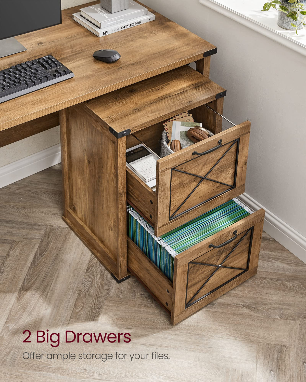 File Cabinet with 2 Drawers Y698708