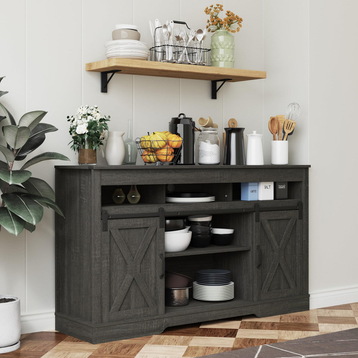 Farmhouse TV Stand for 65+ Inch TV I980362