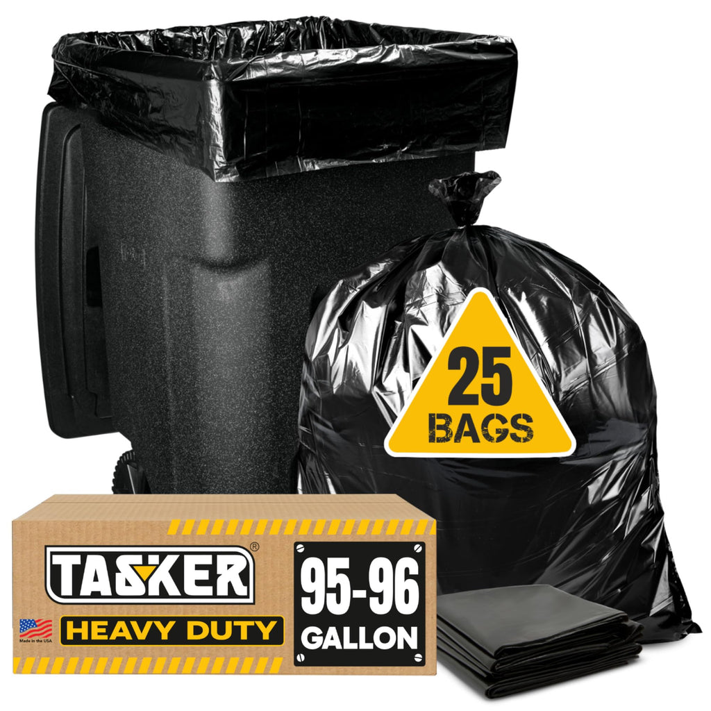 95 Gallon 2 Mil Heavy Duty Trash Bags 25 Count N2882