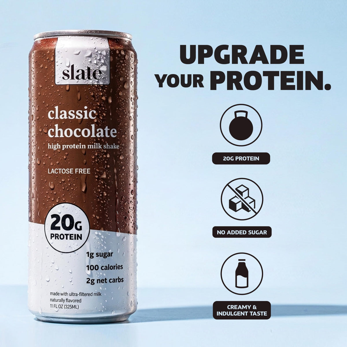 High Protein Milk Shake Classic Chocolate 12 Cans 11 fl oz R755
