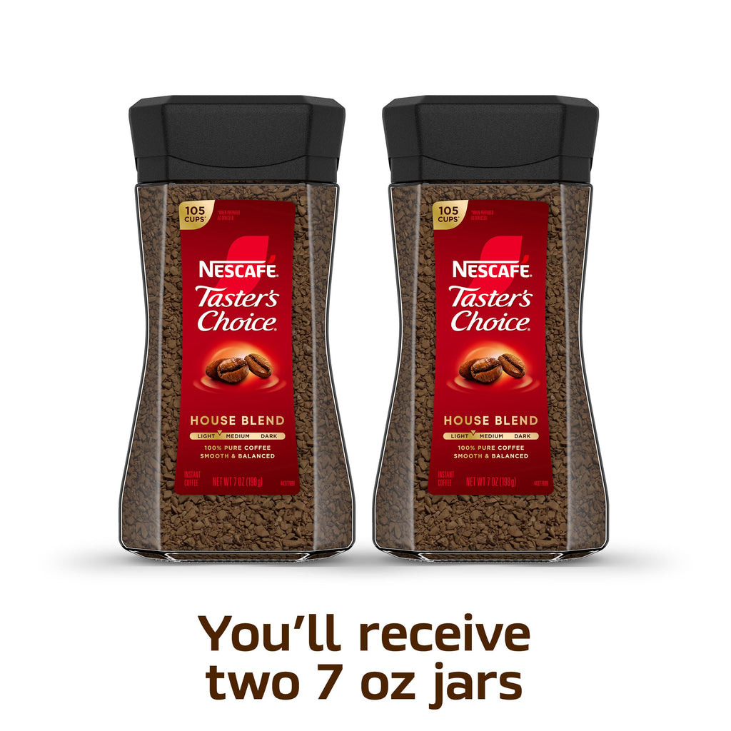 Instant Coffee Light Medium Roast 2 Jars 7 Oz Each K2654