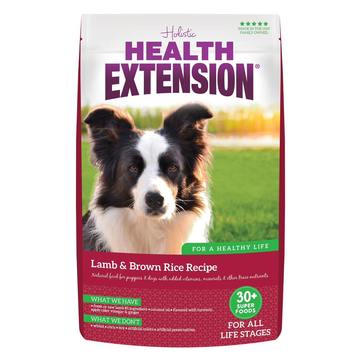Lamb & Brown Rice Dry Dog Food with Probiotics 1 lb U5418