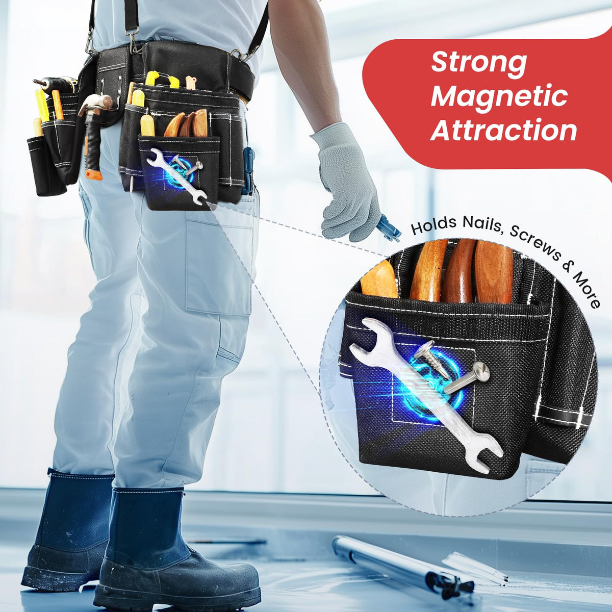Tool Belt with Suspenders B9723