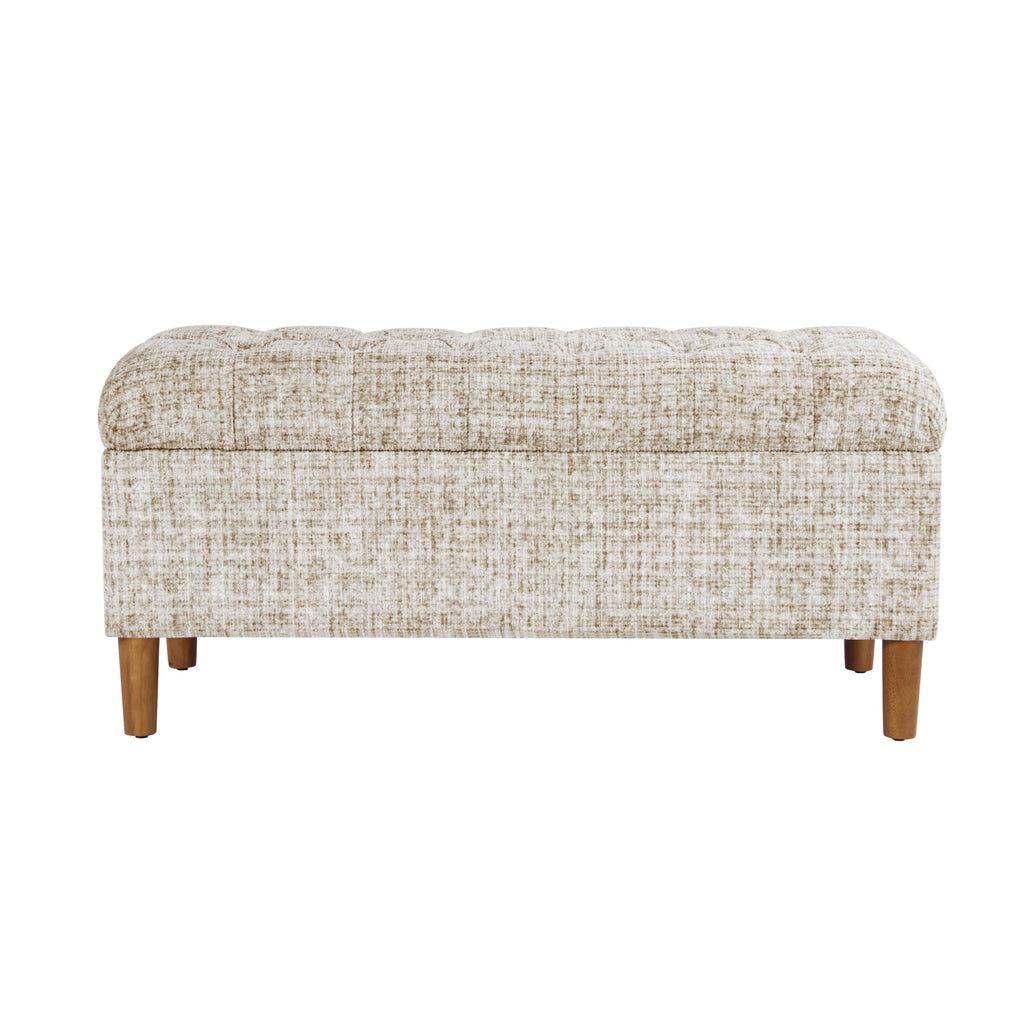 40" Button Tufted Storage Bench J99355