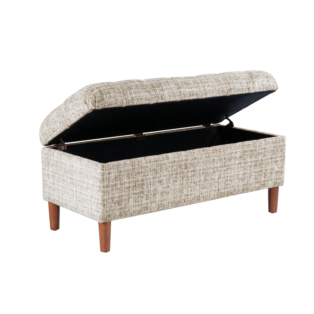 40" Button Tufted Storage Bench J99355