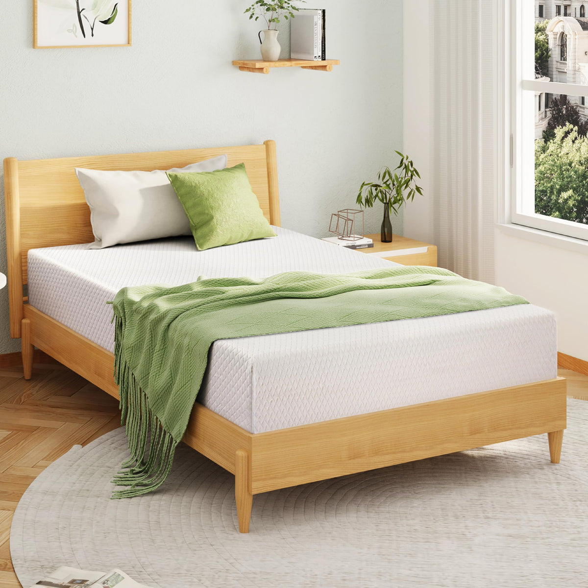 Full Size 8 Inch Medium Firm Memory Foam Mattress R972262