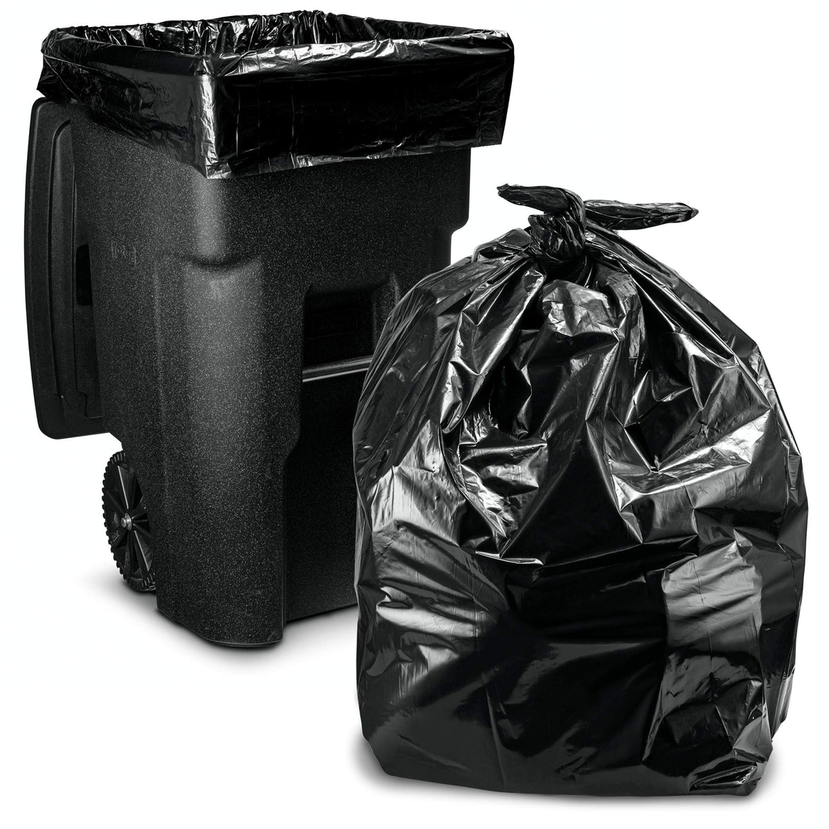 95 Gallon 2 Mil Heavy Duty Trash Bags 25 Count N2882
