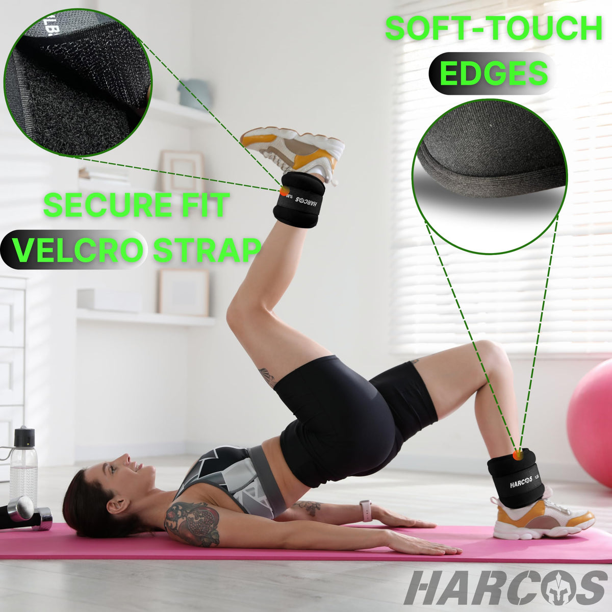 Adjustable Neoprene Ankle & Wrist Weights U50996