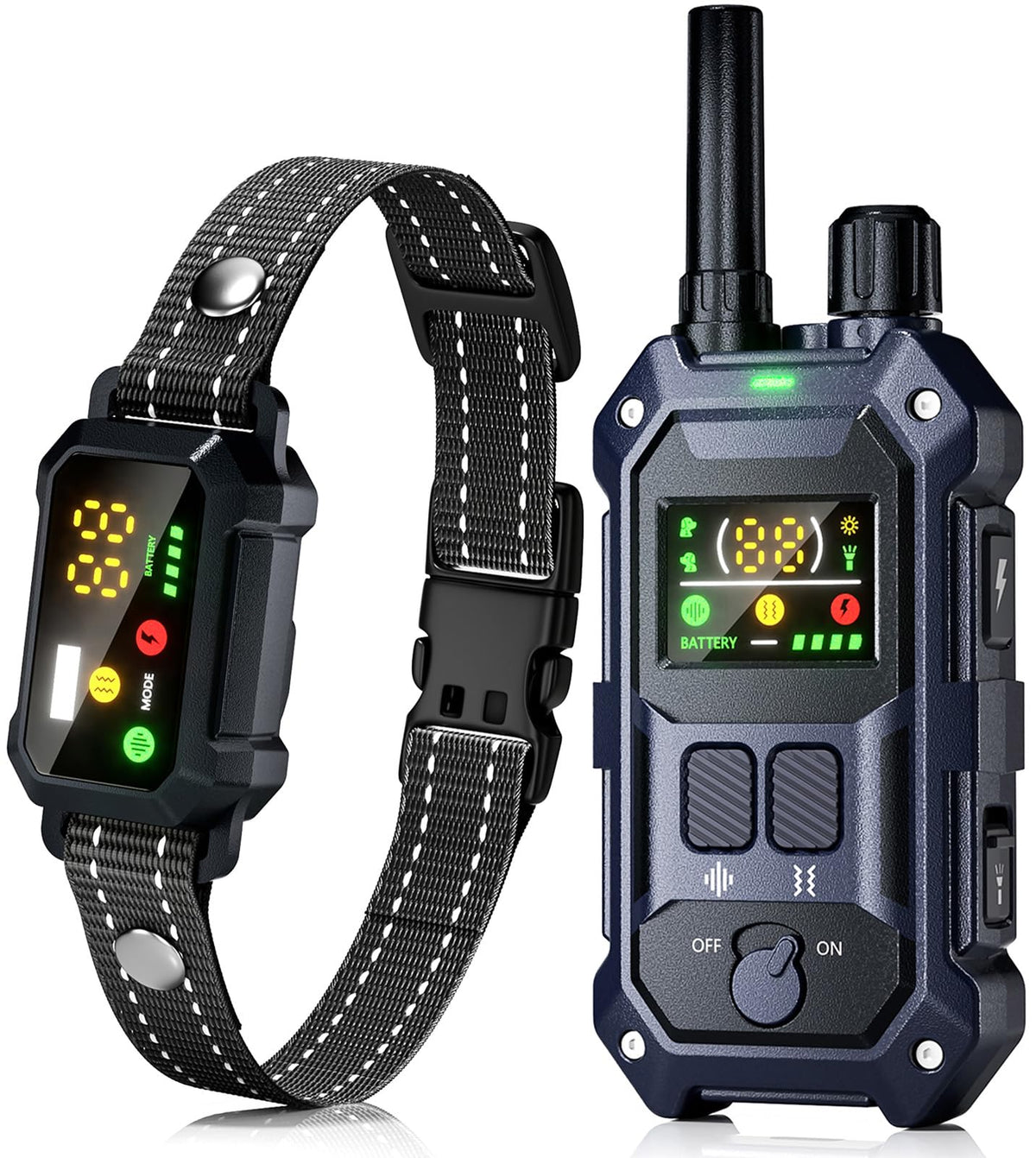 Dark Blue IP67 Waterproof Dog Training Collar B507