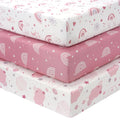 3 Pack Fitted Crib Sheets 52”x28” C9770