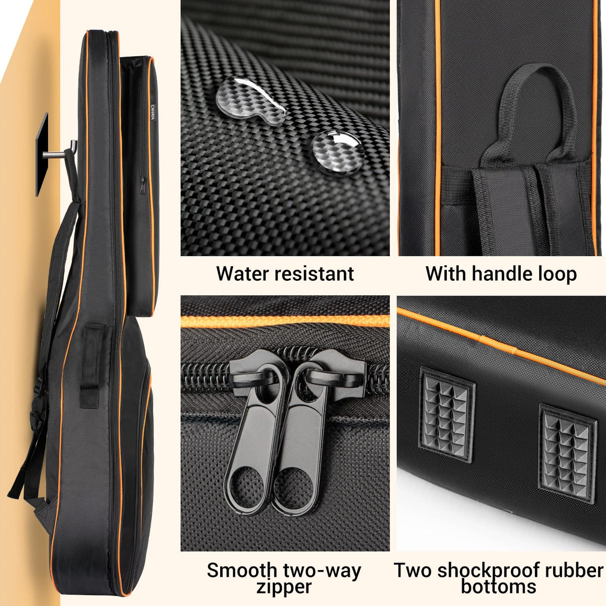 44 Inch Guitar Bag with Adjustable Shoulder Strap C798