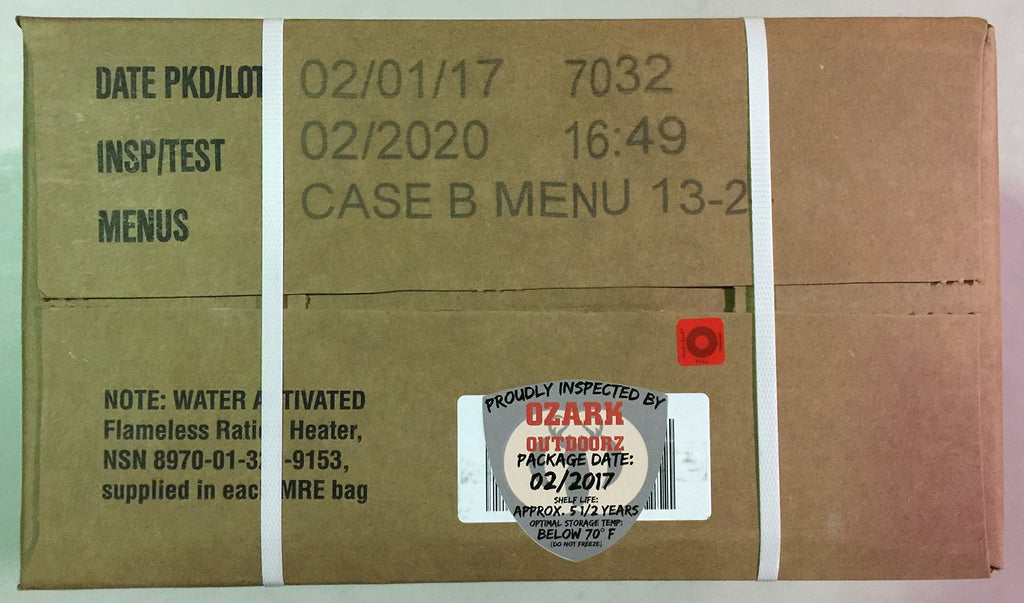 24 Meals Military Surplus Meal Ready to Eat Z18689