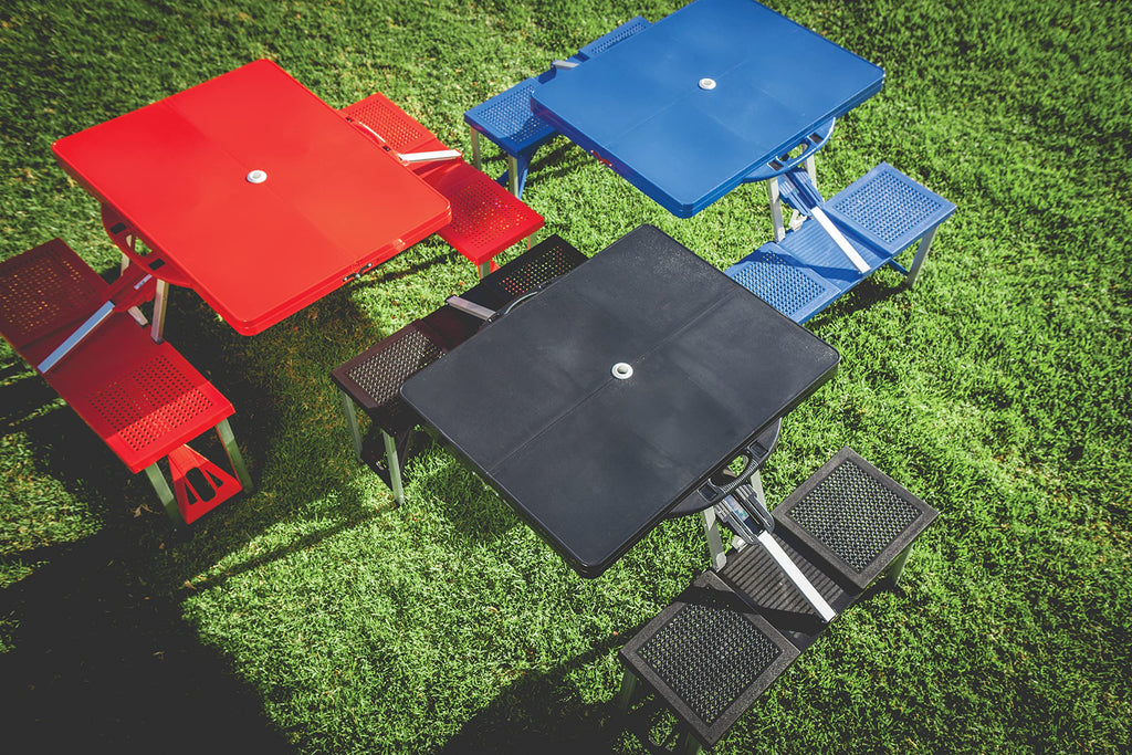 Portable Folding Picnic Table with Seats for 4 C148