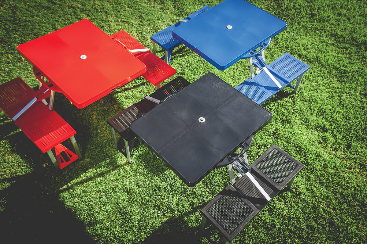 Portable Folding Picnic Table with Seats for 4 C148