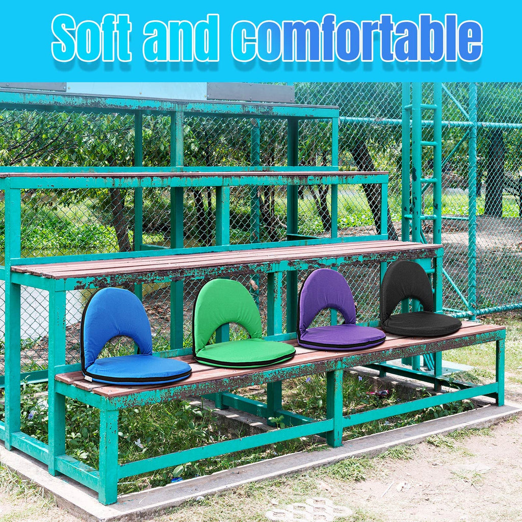 4 Pcs Stadium Seats with Back Support V841